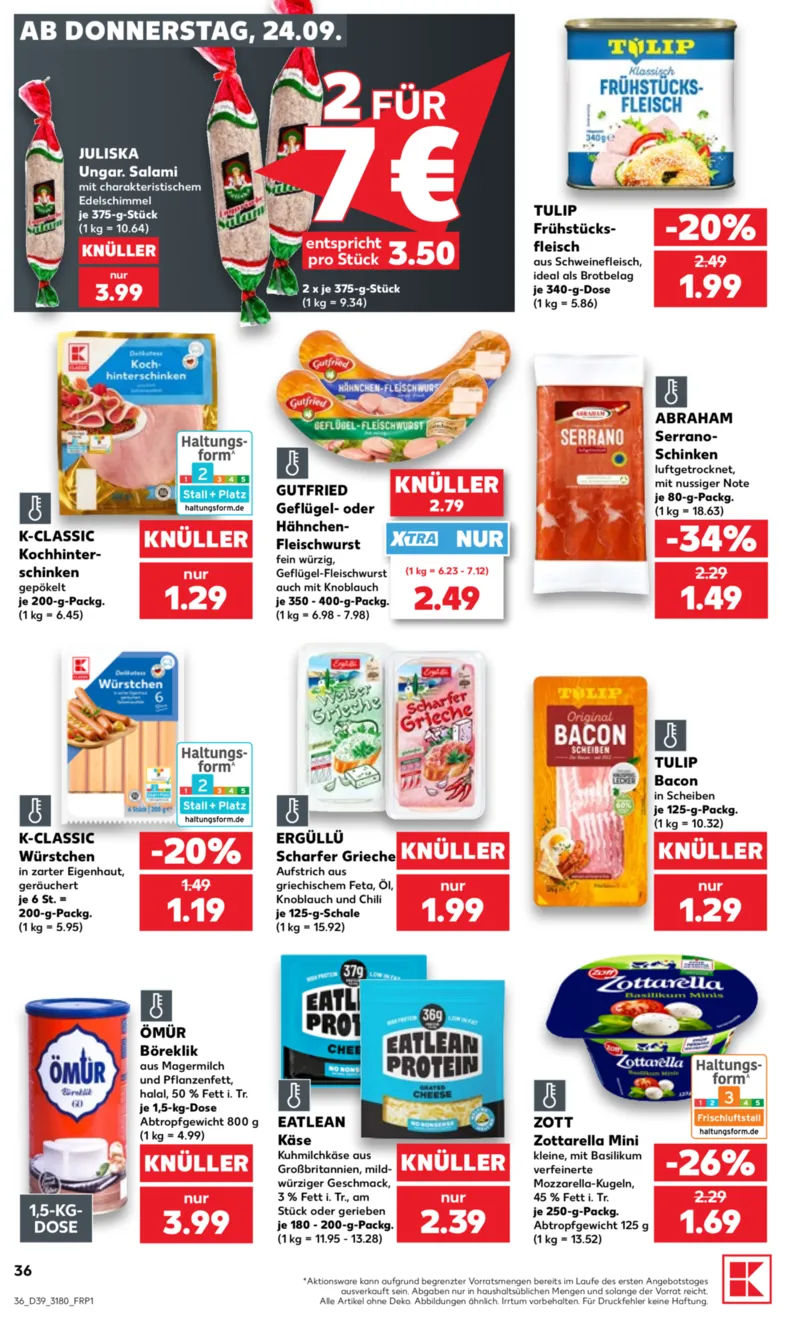 Kaufland Prospekt vom 24.09.2026, Seite 36