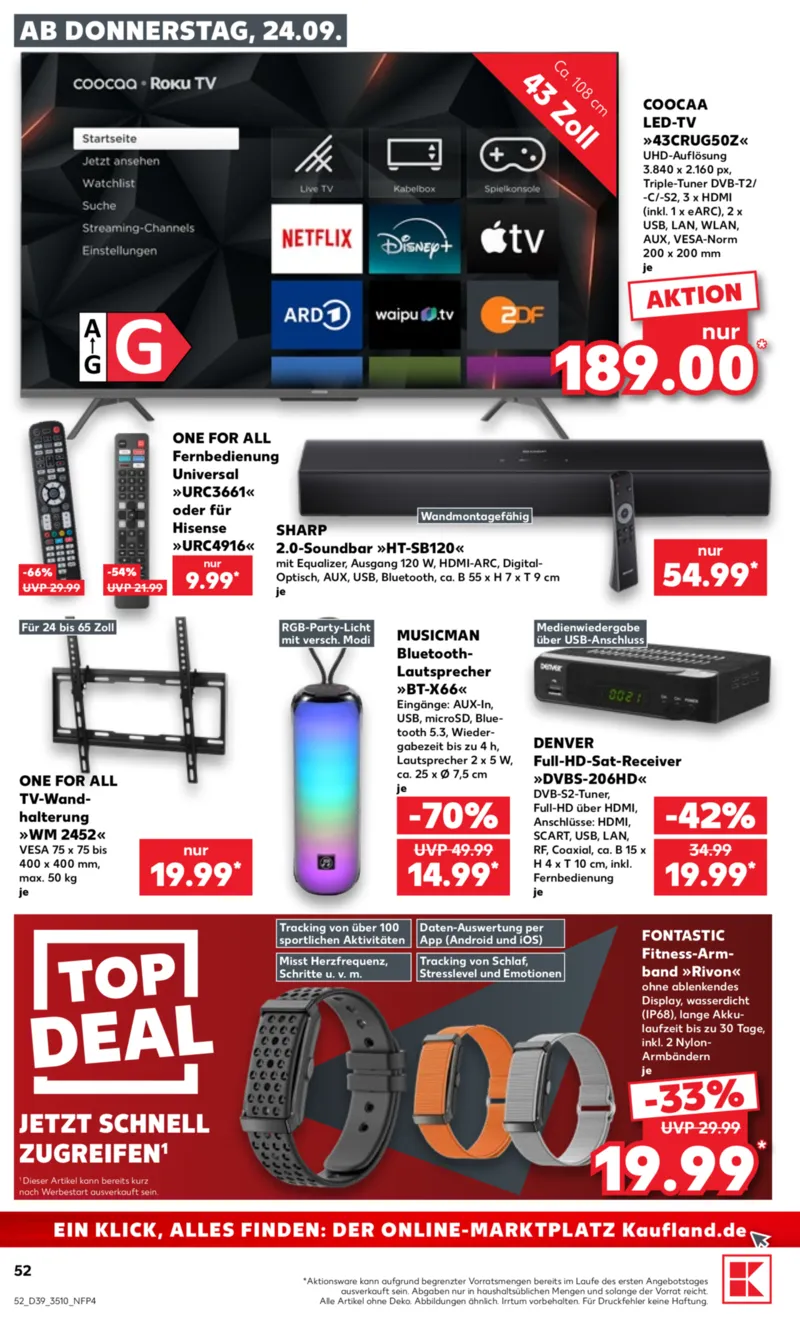 Kaufland Prospekt vom 24.09.2026, Seite 52