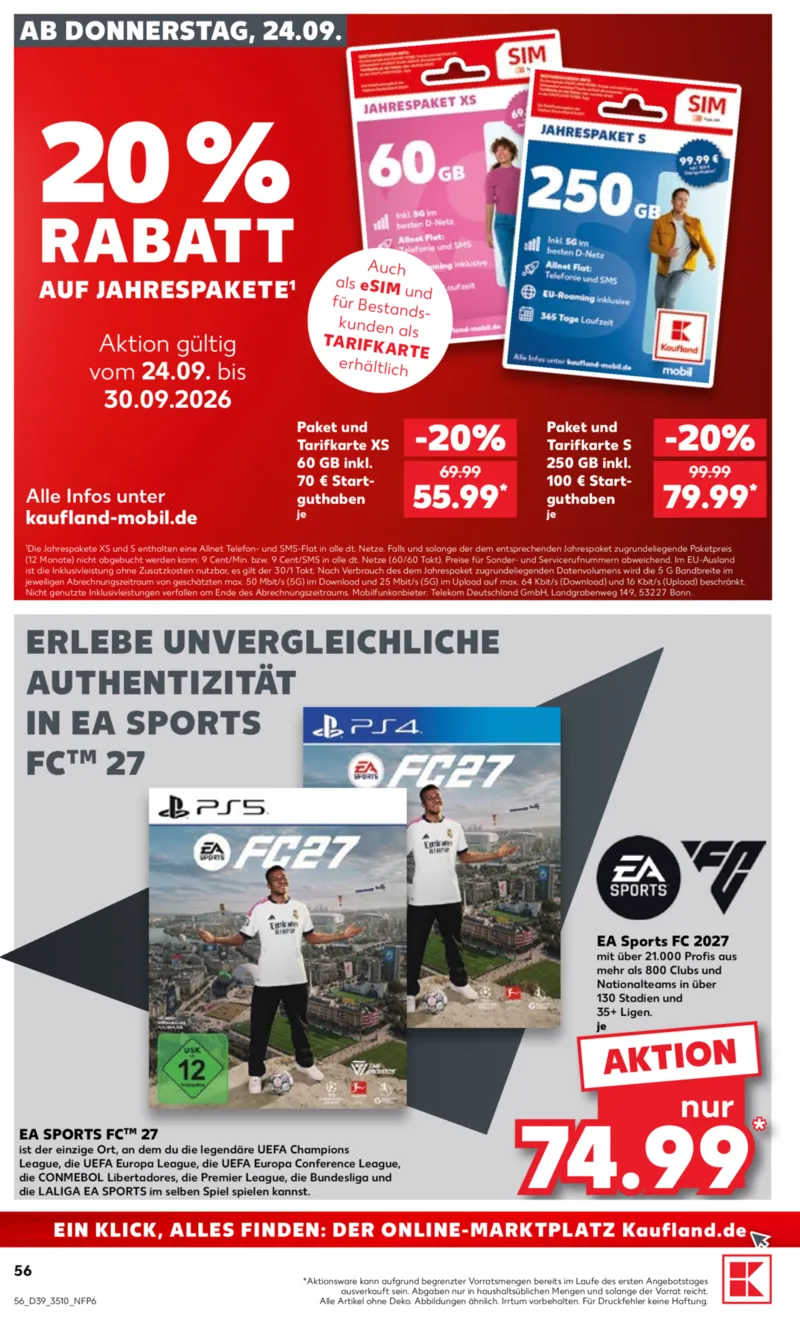 Kaufland Prospekt vom 24.09.2026, Seite 54
