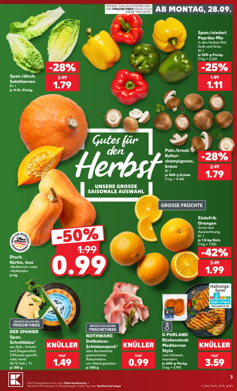 Kaufland Prospekt vom 28.09.2026, Seite 3