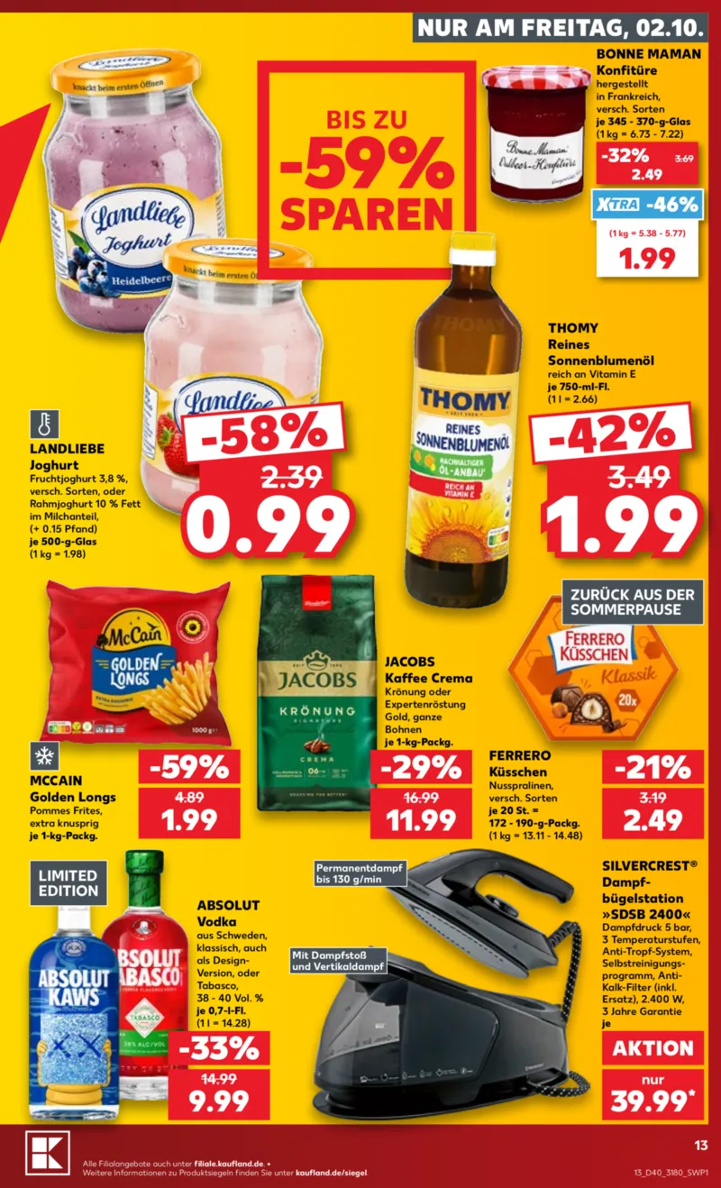 Kaufland Prospekt vom 01.10.2026, Seite 13