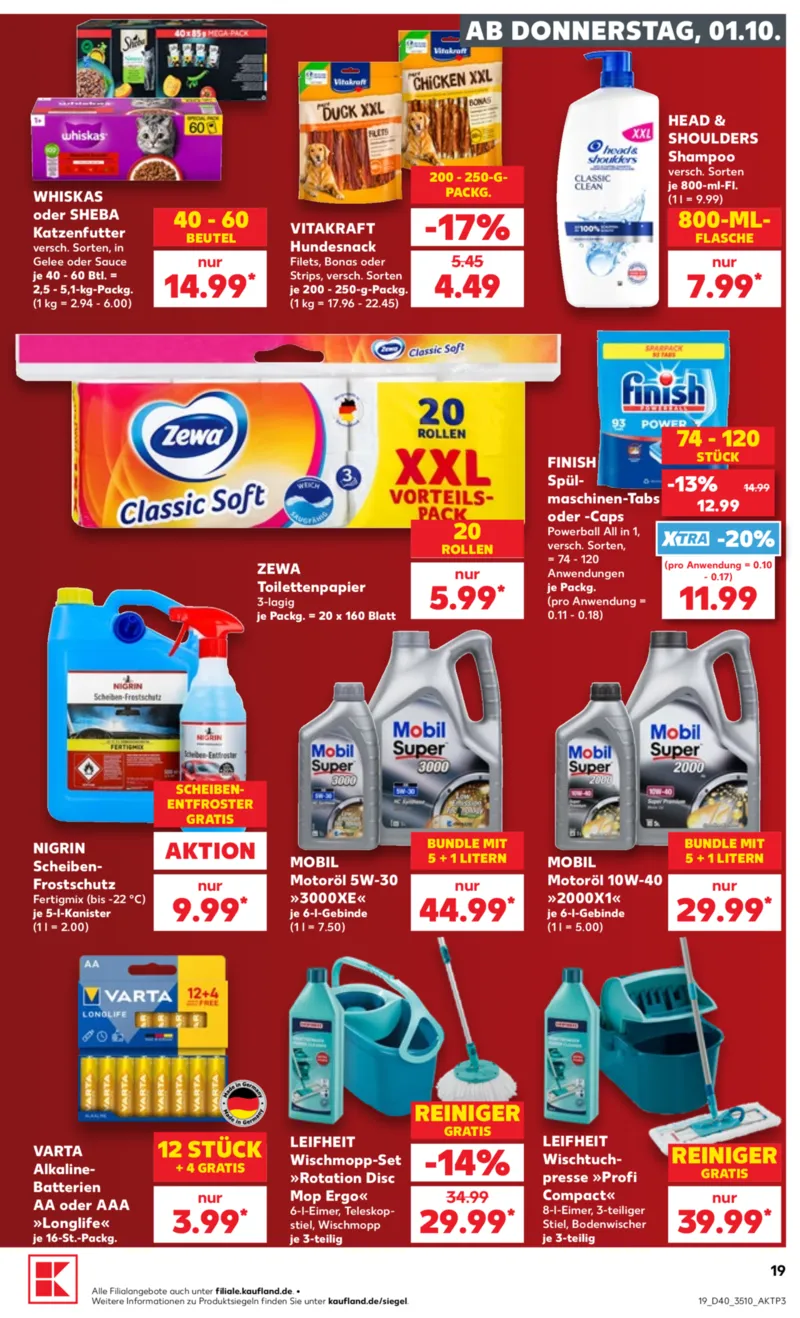 Kaufland Prospekt vom 01.10.2026, Seite 19