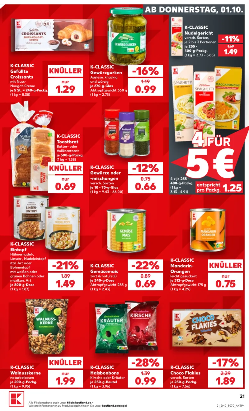 Kaufland Prospekt vom 01.10.2026, Seite 21