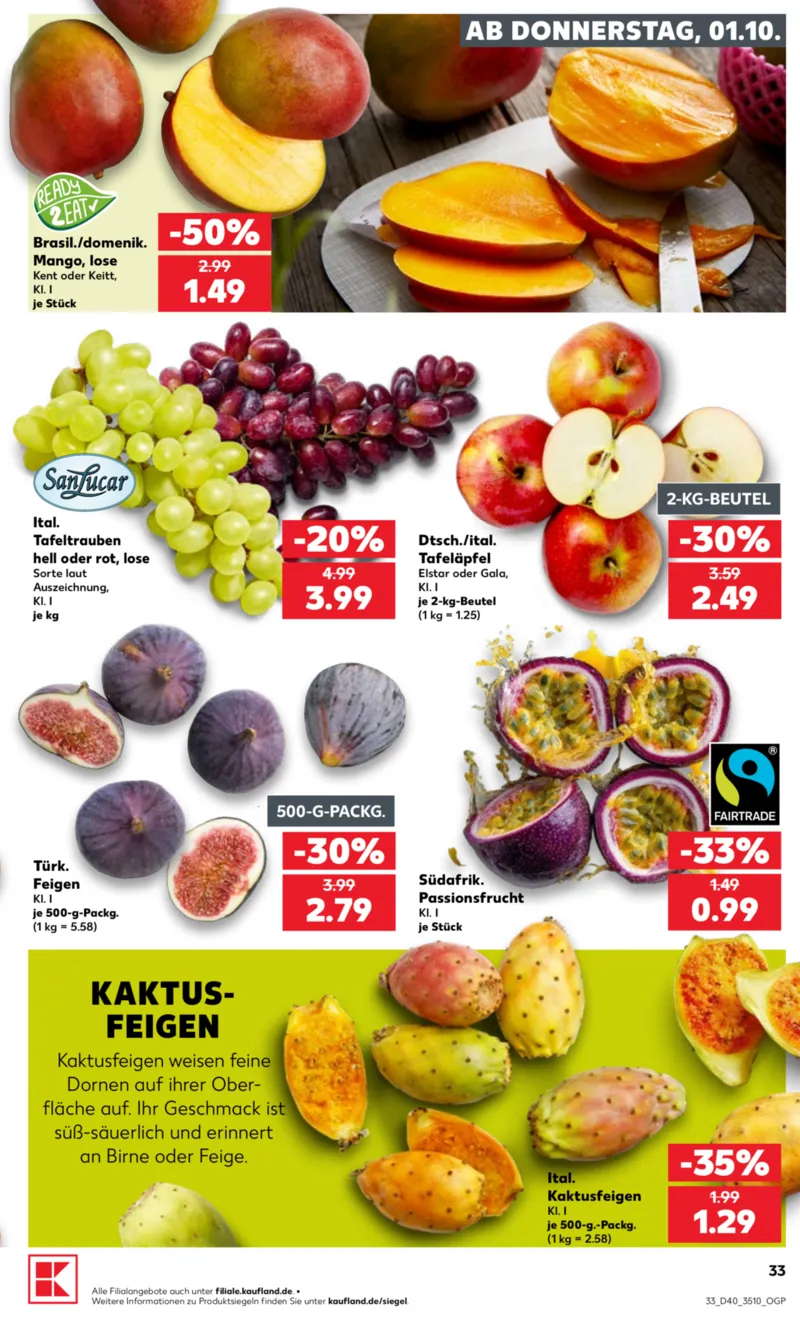 Kaufland Prospekt vom 01.10.2026, Seite 33