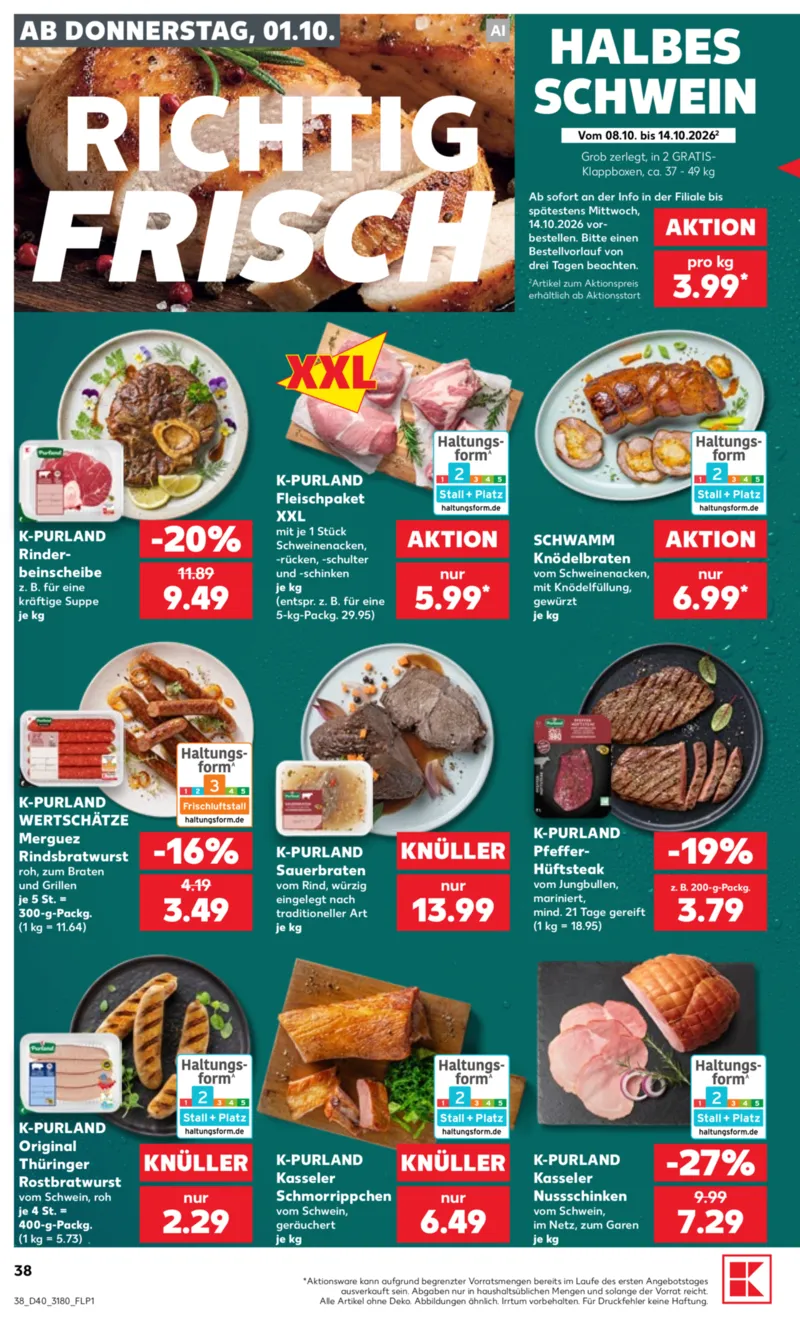 Kaufland Prospekt vom 01.10.2026, Seite 38