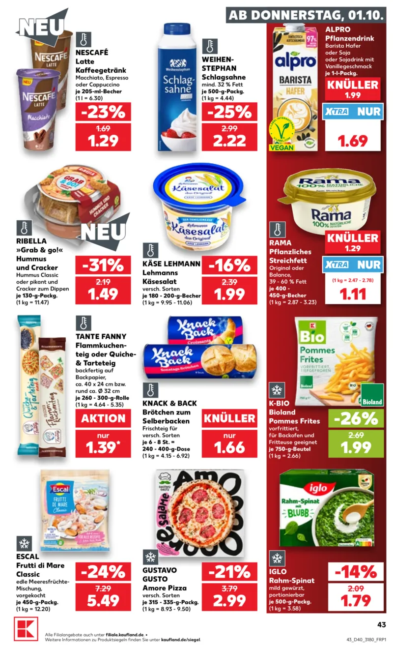 Kaufland Prospekt vom 01.10.2026, Seite 43