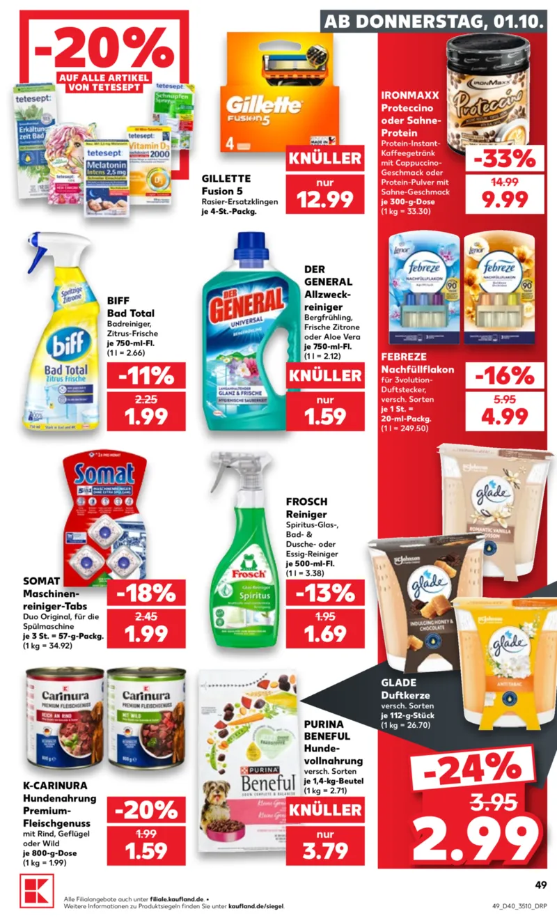 Kaufland Prospekt vom 01.10.2026, Seite 49
