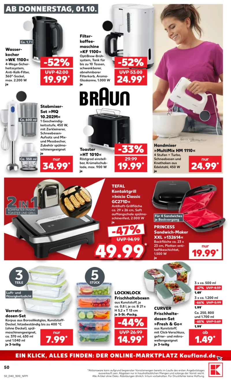 Kaufland Prospekt vom 01.10.2026, Seite 50