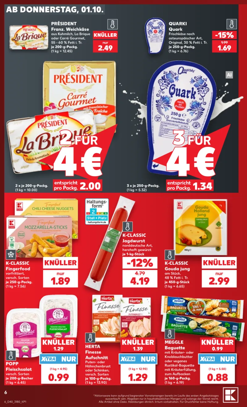 Kaufland Prospekt vom 01.10.2026, Seite 6