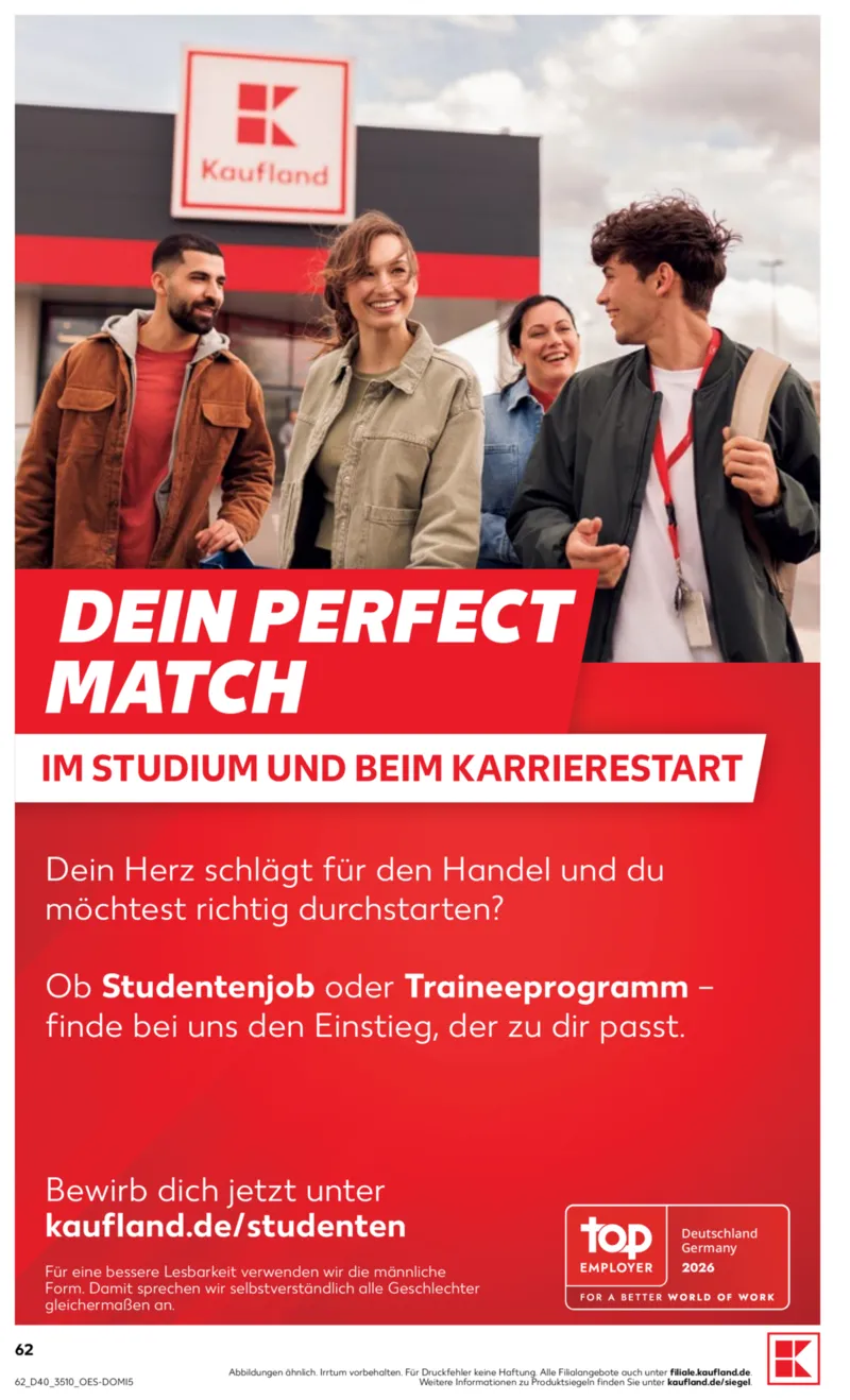 Kaufland Prospekt vom 01.10.2026, Seite 62