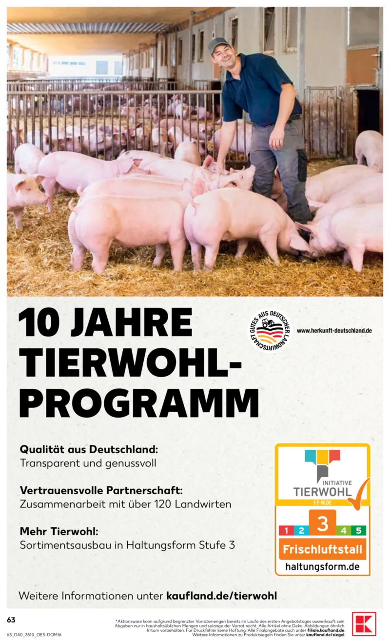 Kaufland Prospekt vom 01.10.2026, Seite 63