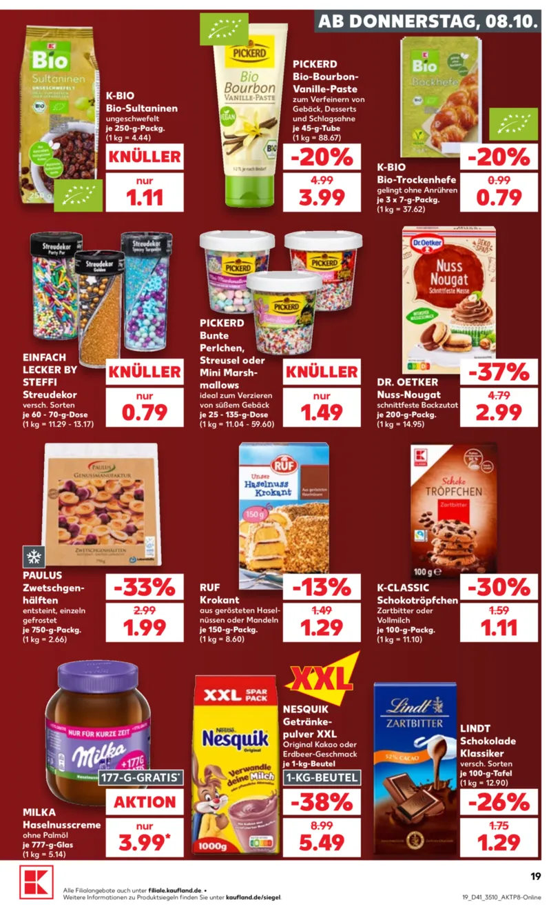 Kaufland Prospekt vom 08.10.2026, Seite 19