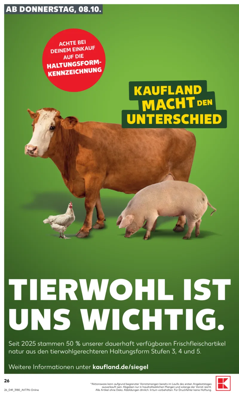 Kaufland Prospekt vom 08.10.2026, Seite 26