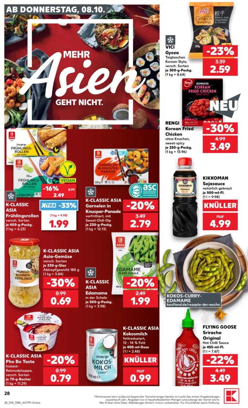 Kaufland Prospekt vom 08.10.2026, Seite 28