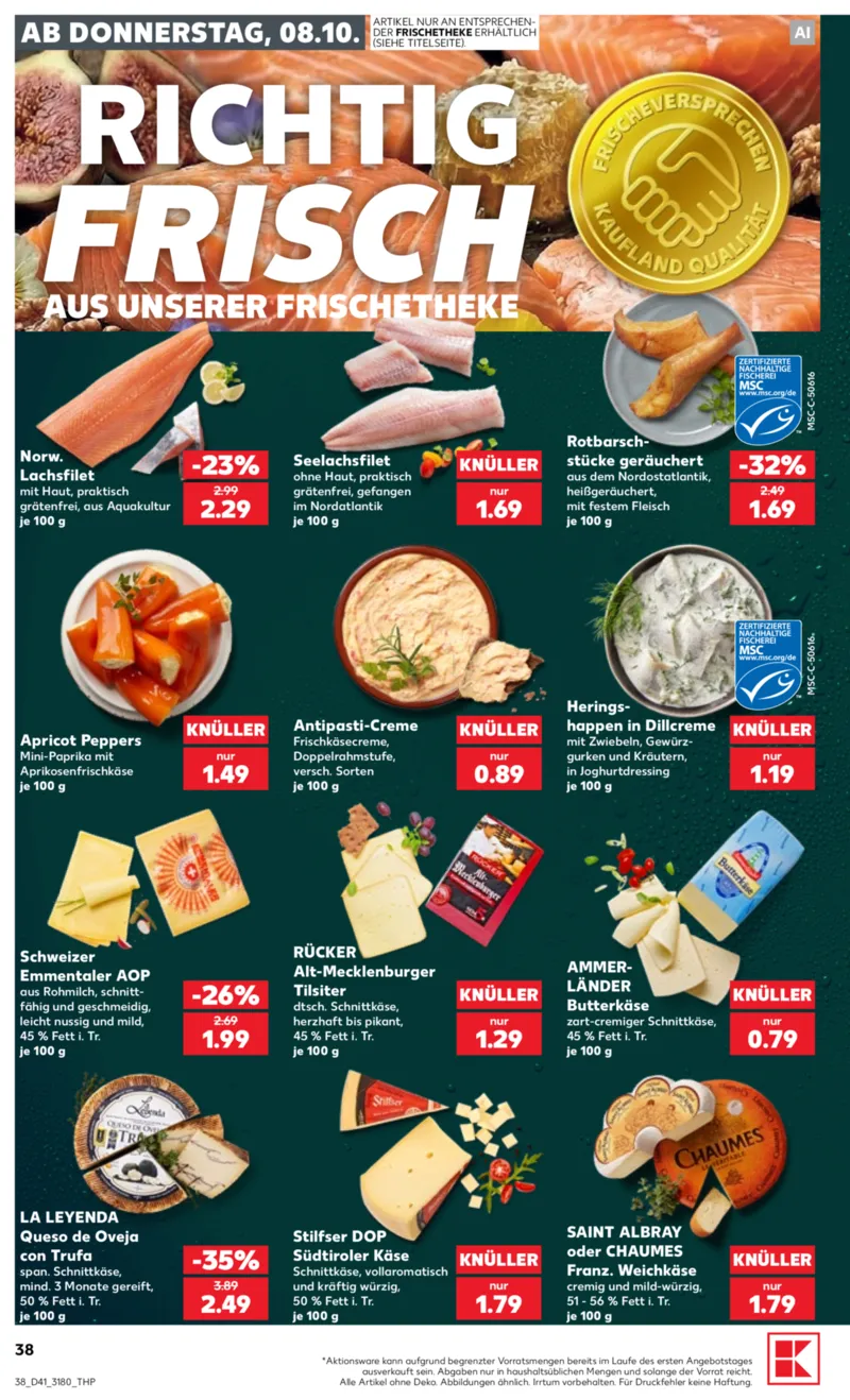 Kaufland Prospekt vom 08.10.2026, Seite 38