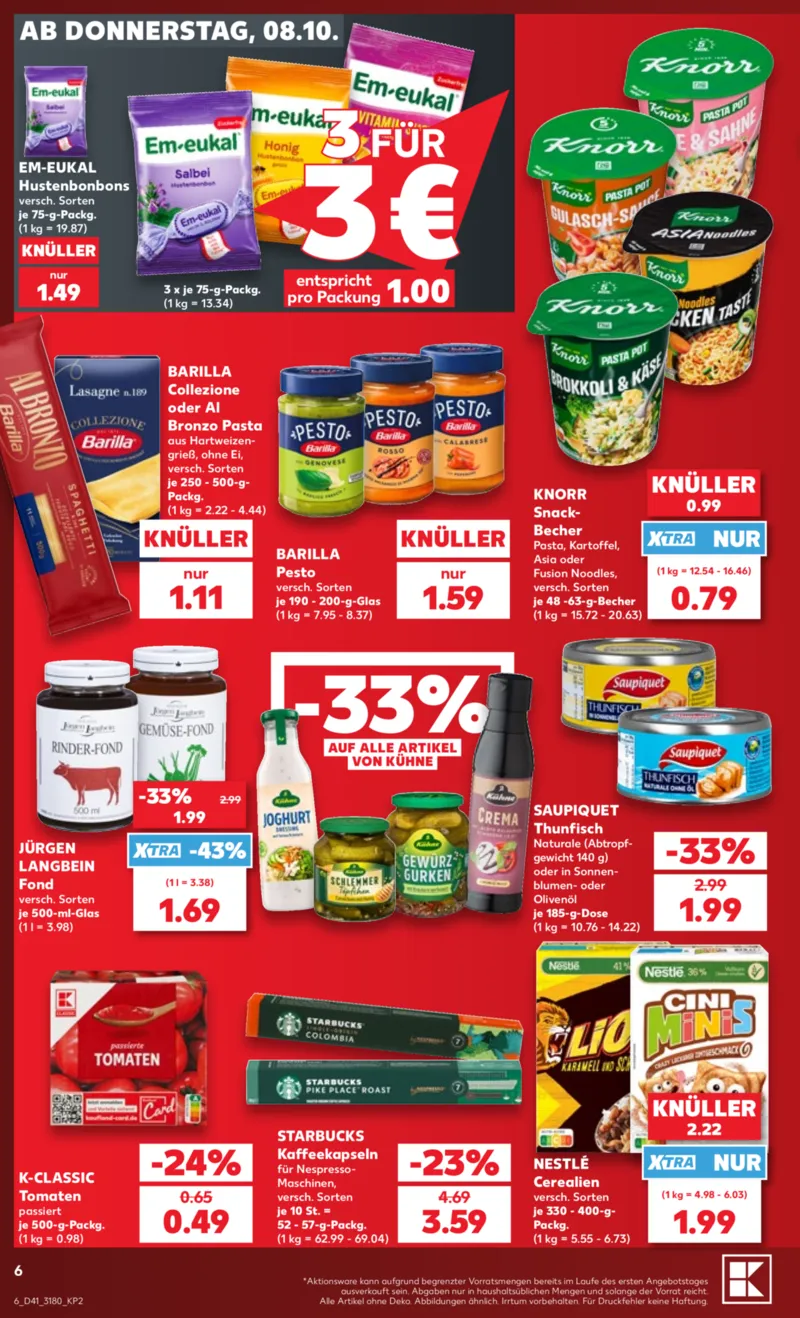 Kaufland Prospekt vom 08.10.2026, Seite 6
