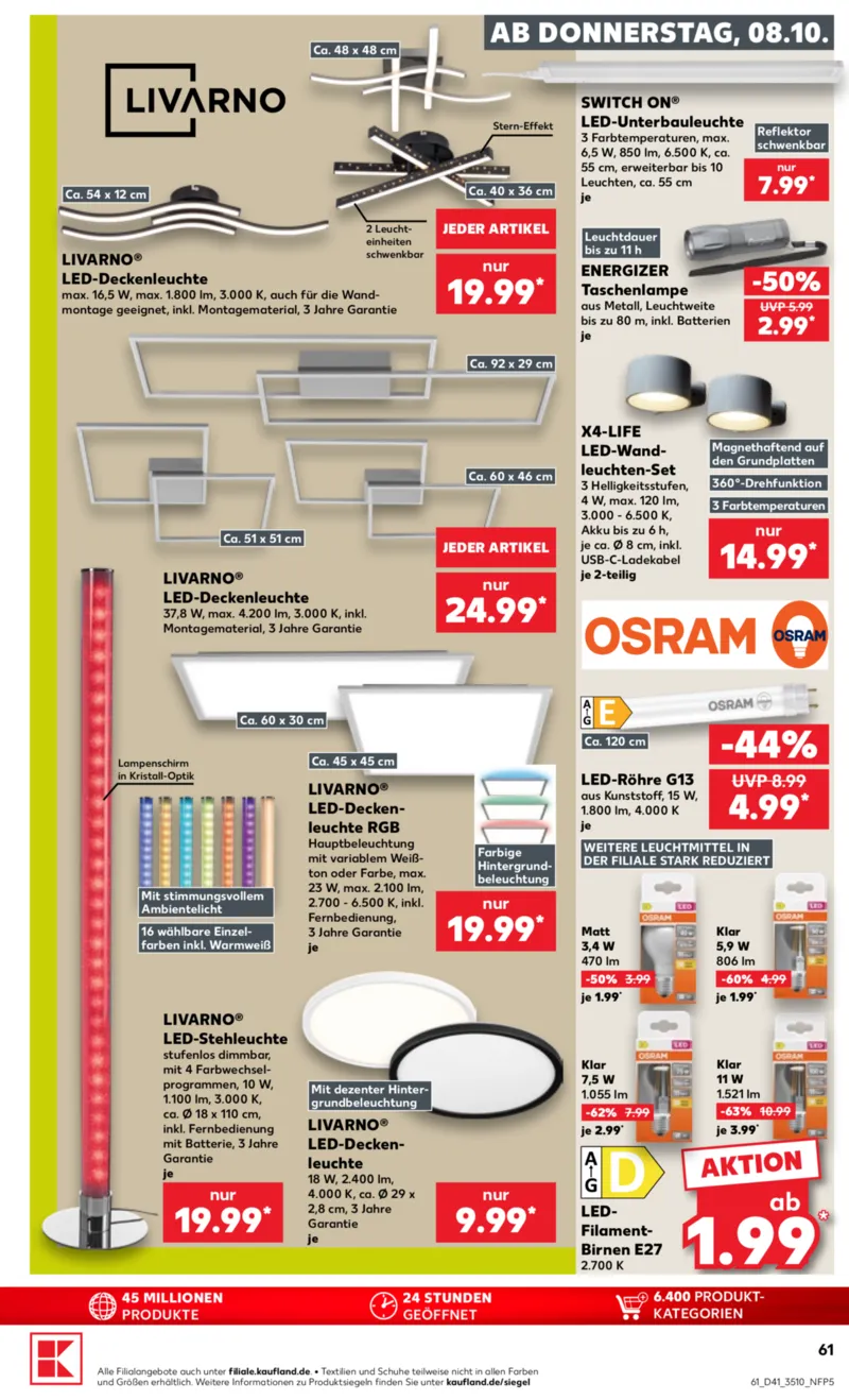 Kaufland Prospekt vom 08.10.2026, Seite 61