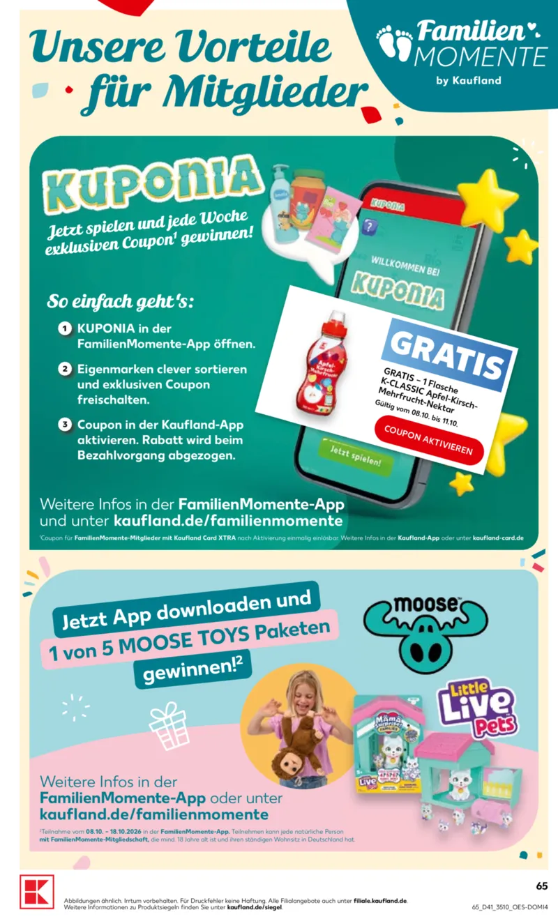 Kaufland Prospekt vom 08.10.2026, Seite 65