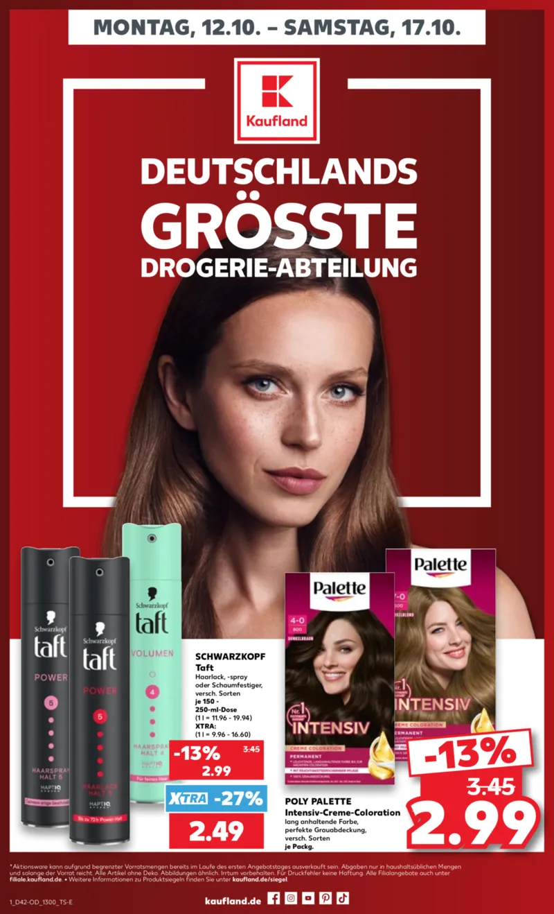 Kaufland Prospekt vom 12.10.2026, Seite 1