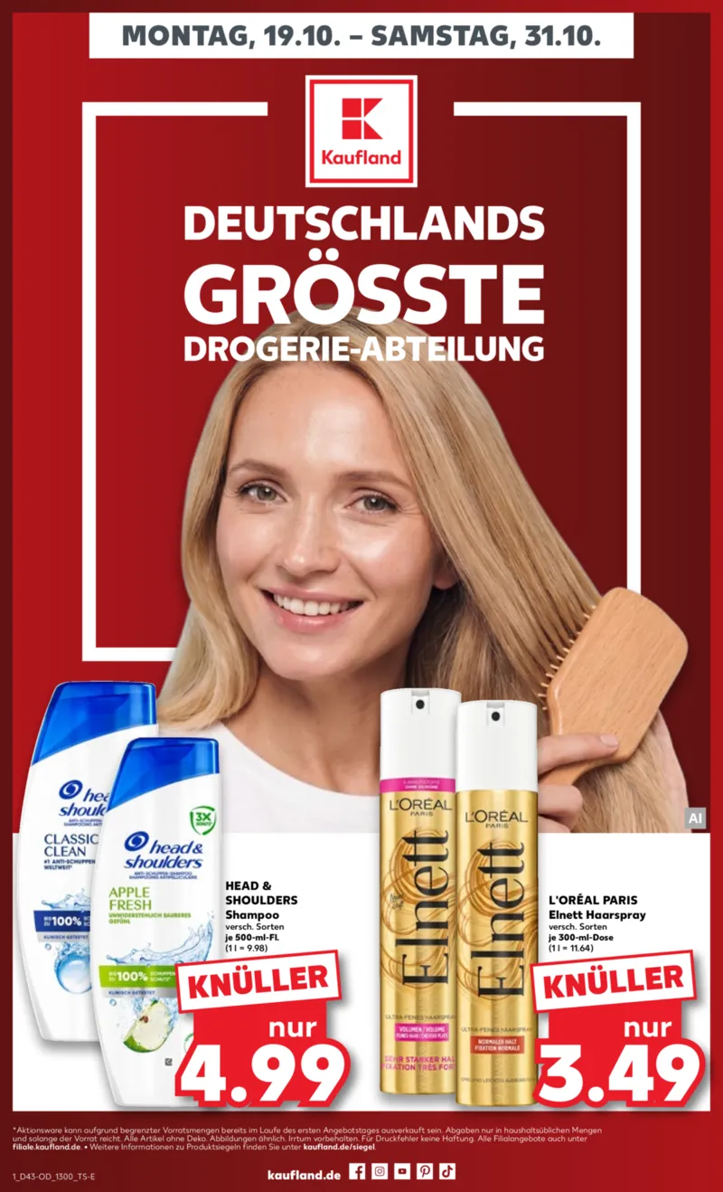 Kaufland Prospekt vom 19.10.2026, Seite 1