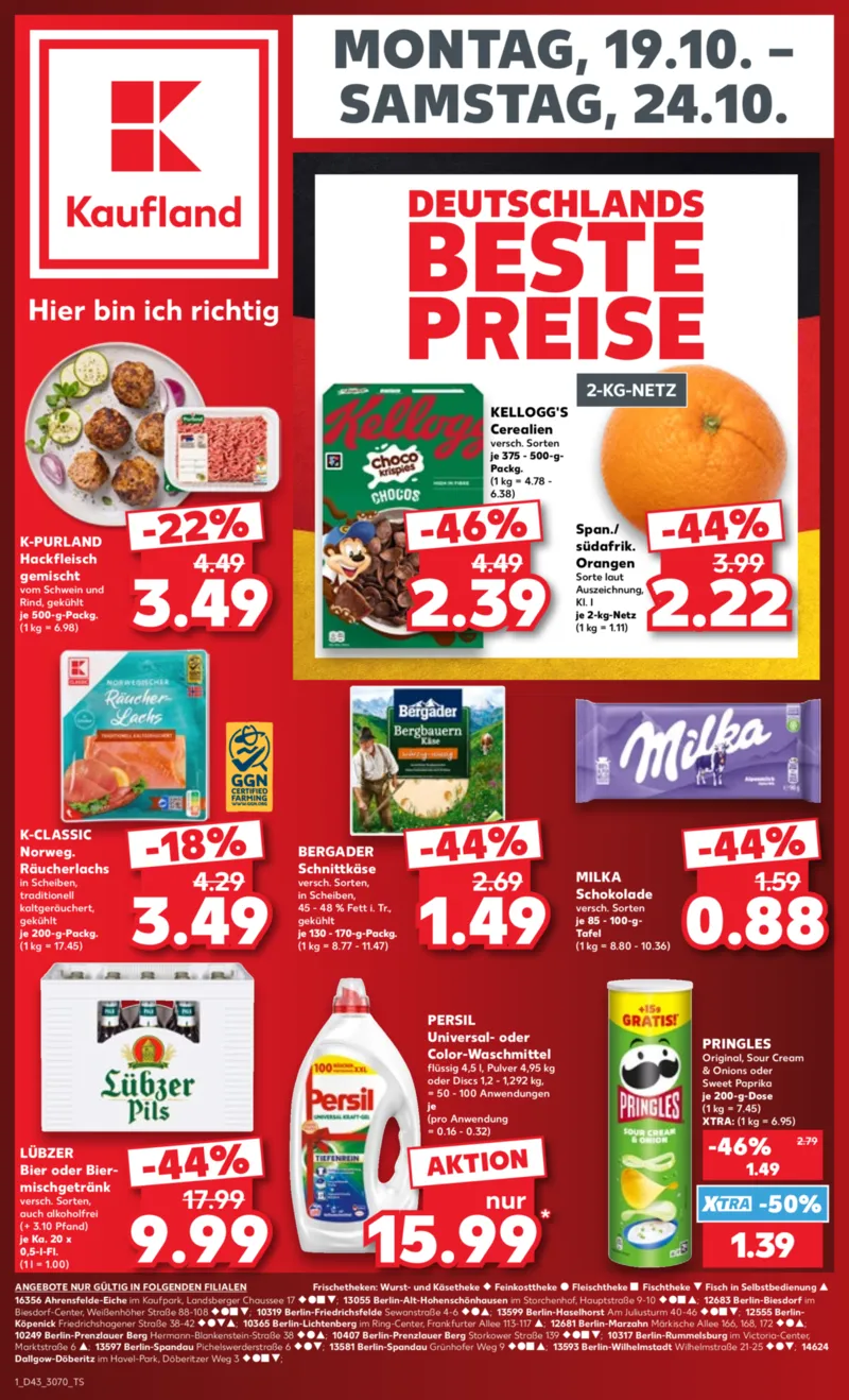 Kaufland Prospekt vom 19.10.2026, Seite 1