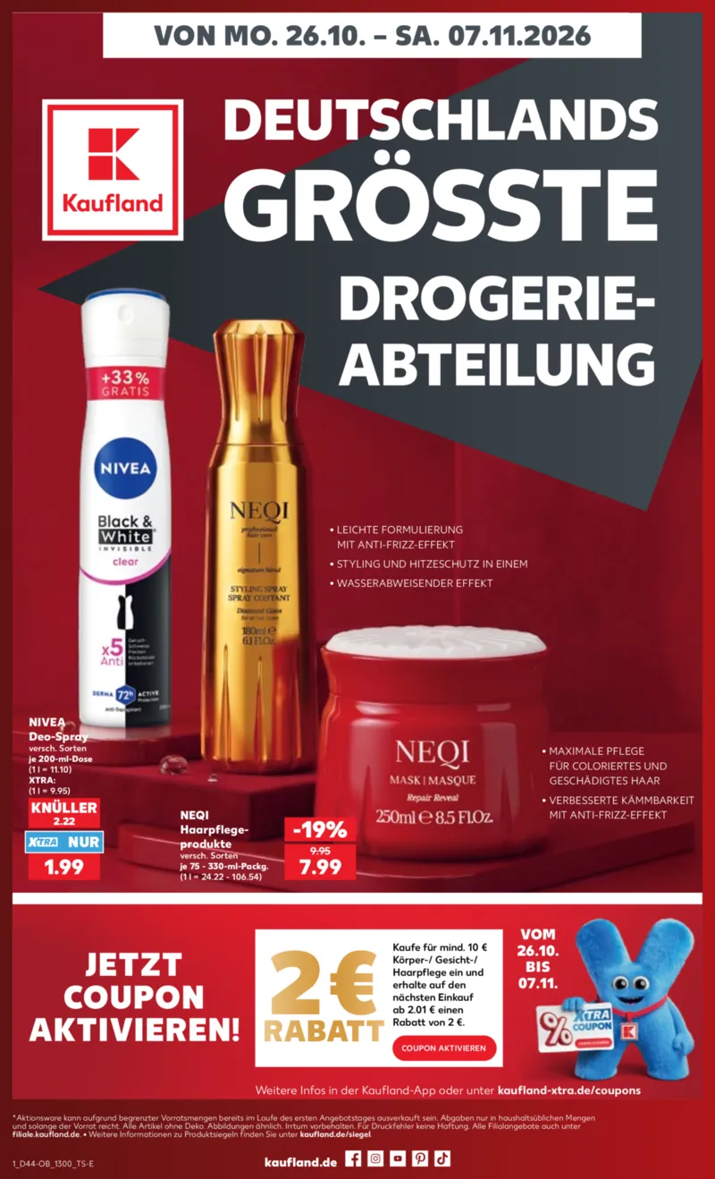Kaufland Prospekt vom 26.10.2026, Seite 1