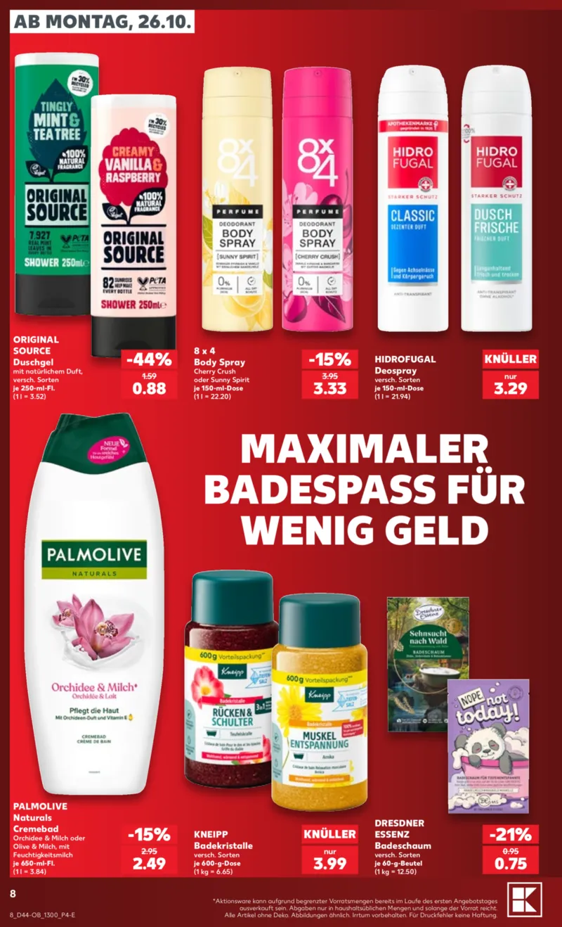 Kaufland Prospekt vom 26.10.2026, Seite 8