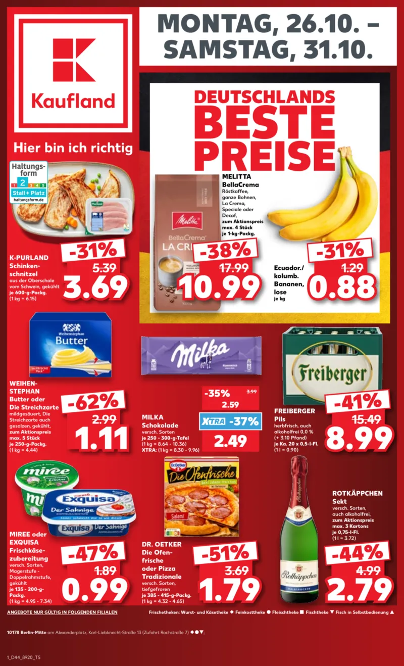 Kaufland Prospekt vom 26.10.2026, Seite 1
