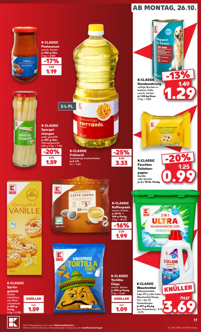 Kaufland Prospekt vom 26.10.2026, Seite 17