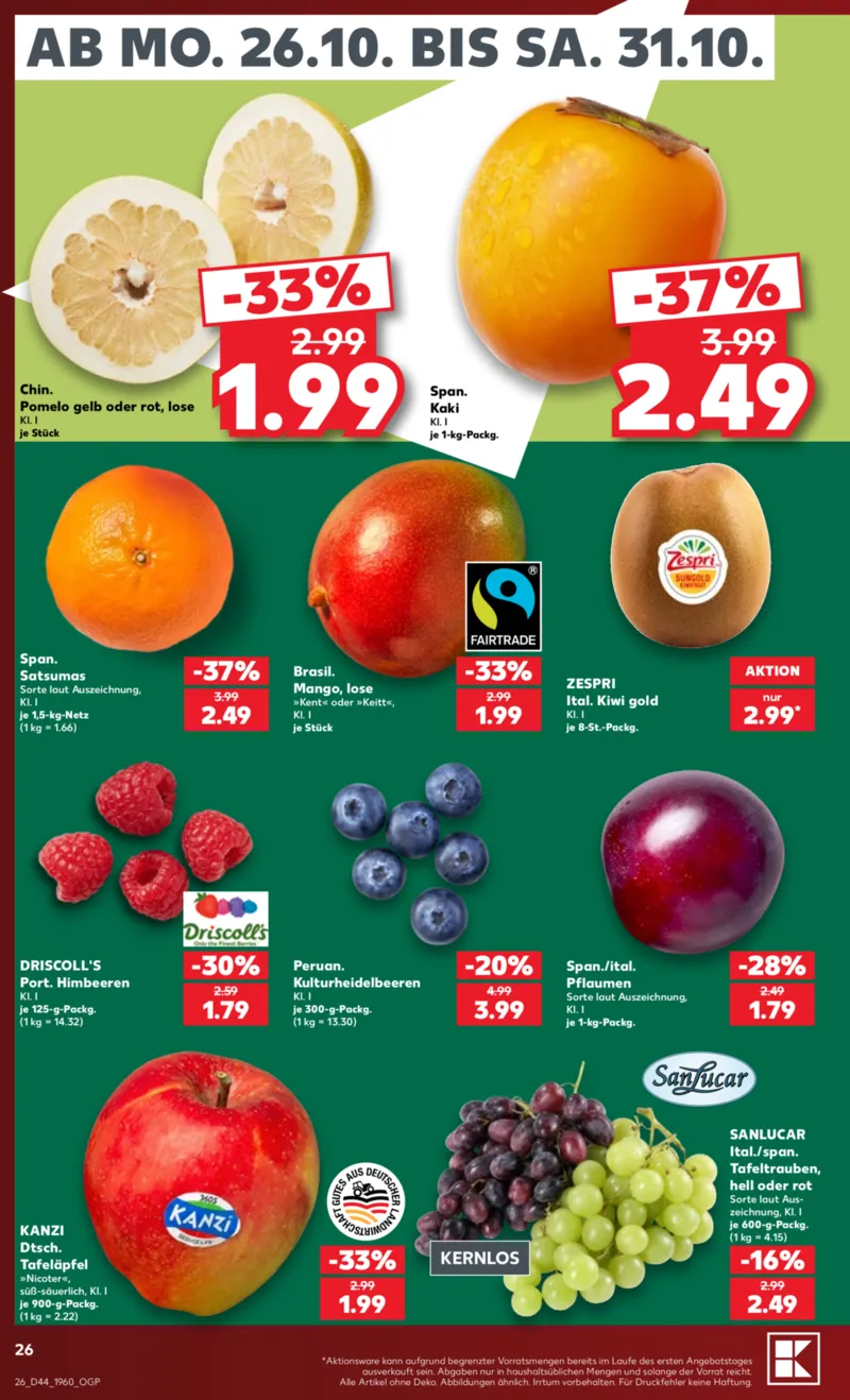 Kaufland Prospekt vom 26.10.2026, Seite 26