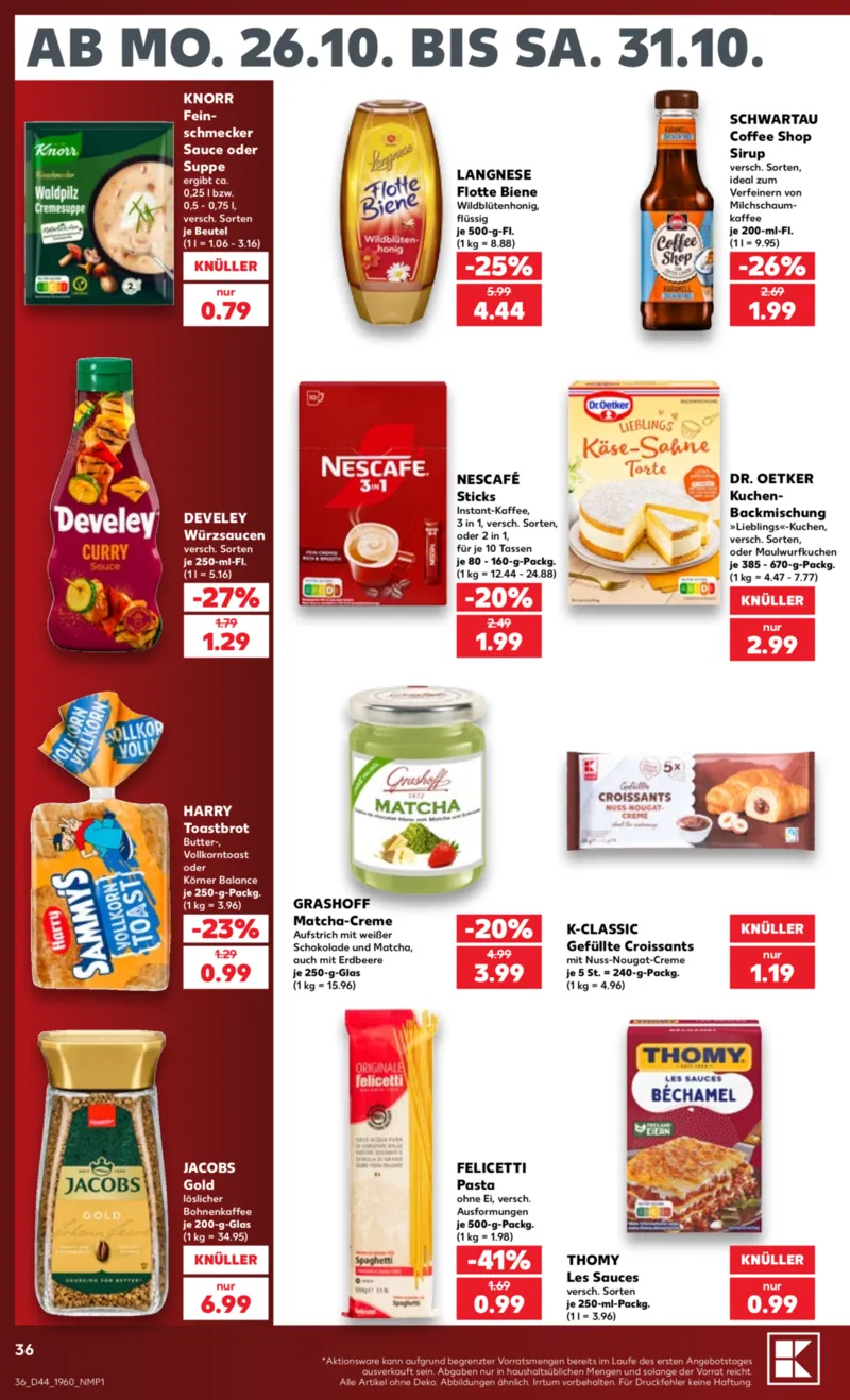 Kaufland Prospekt vom 26.10.2026, Seite 36