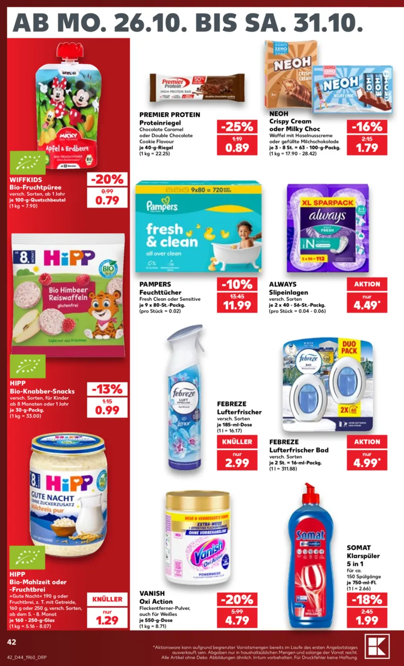 Kaufland Prospekt vom 26.10.2026, Seite 42