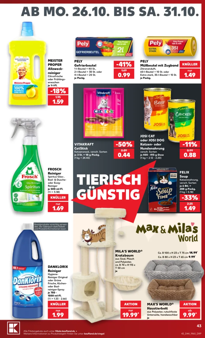 Kaufland Prospekt vom 26.10.2026, Seite 43