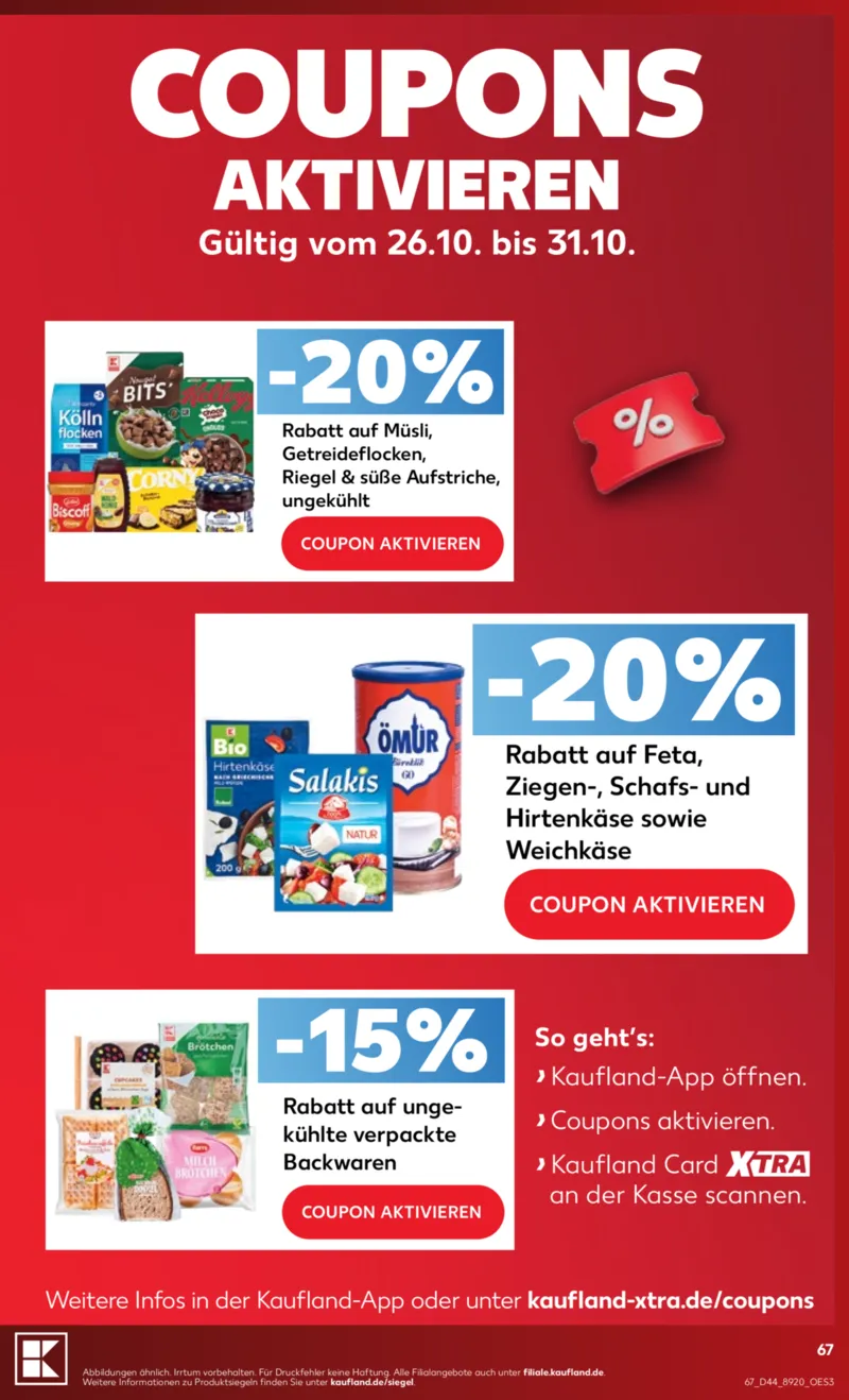Kaufland Prospekt vom 26.10.2026, Seite 67