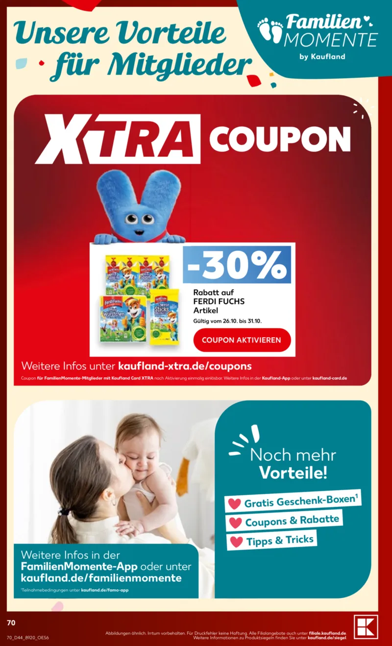 Kaufland Prospekt vom 26.10.2026, Seite 70