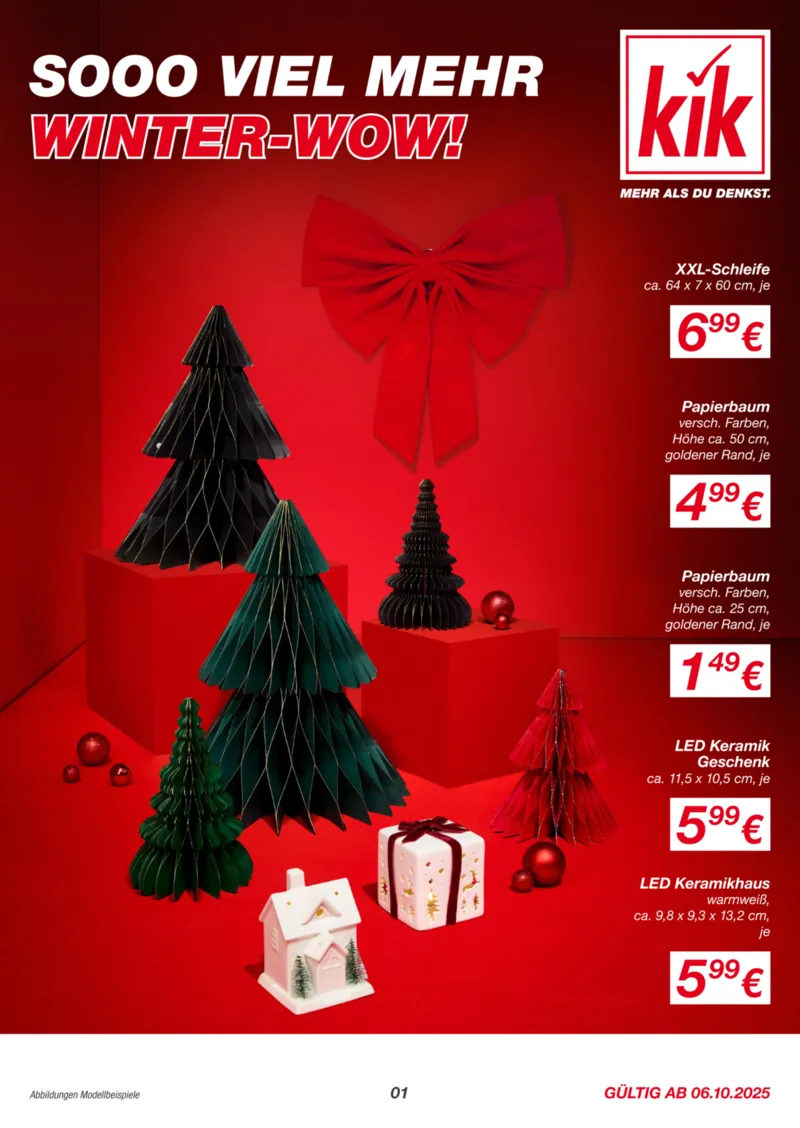 KiK Prospekt vom 06.10.2025, Seite 1