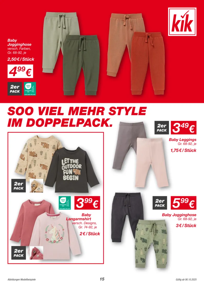 KiK Prospekt vom 06.10.2025, Seite 15