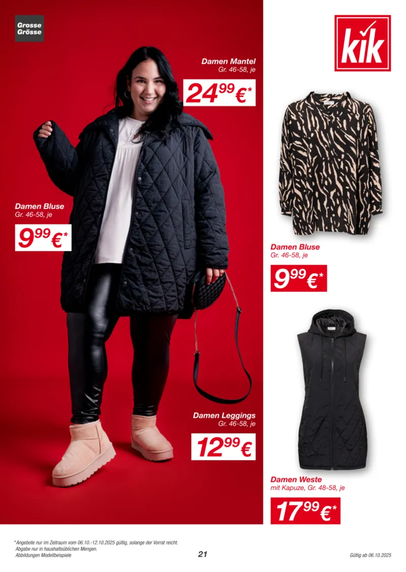 KiK Prospekt vom 06.10.2025, Seite 21