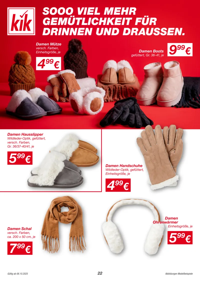KiK Prospekt vom 06.10.2025, Seite 22