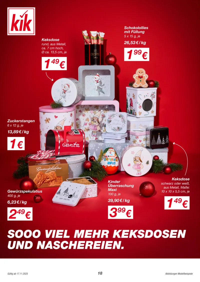 KiK Prospekt vom 17.11.2025, Seite 18
