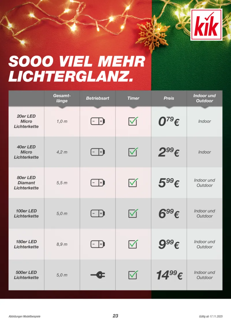 KiK Prospekt vom 17.11.2025, Seite 23