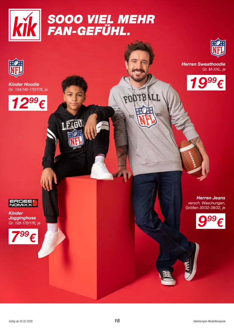 KiK Prospekt vom 02.02.2026, Seite 18