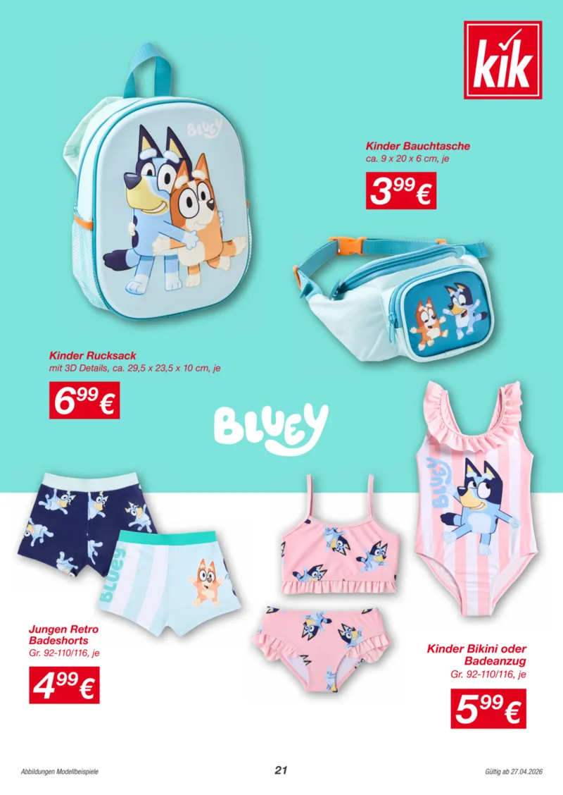 KiK Prospekt vom 27.04.2026, Seite 21