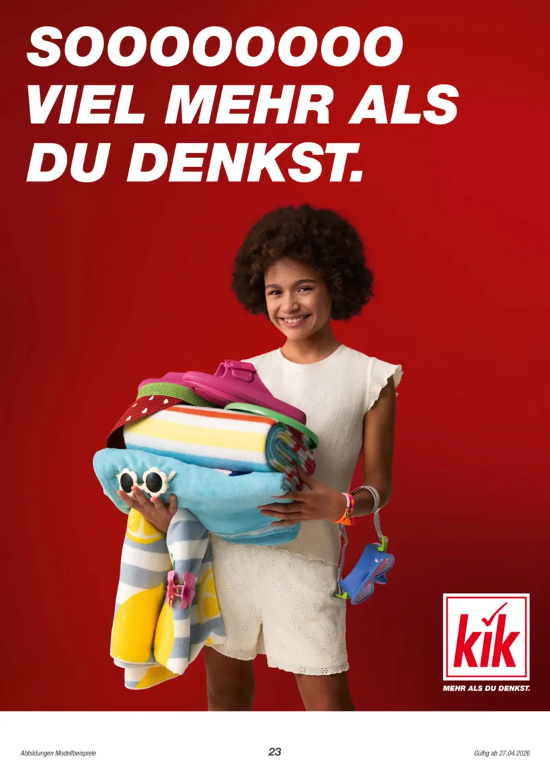 KiK Prospekt vom 27.04.2026, Seite 23