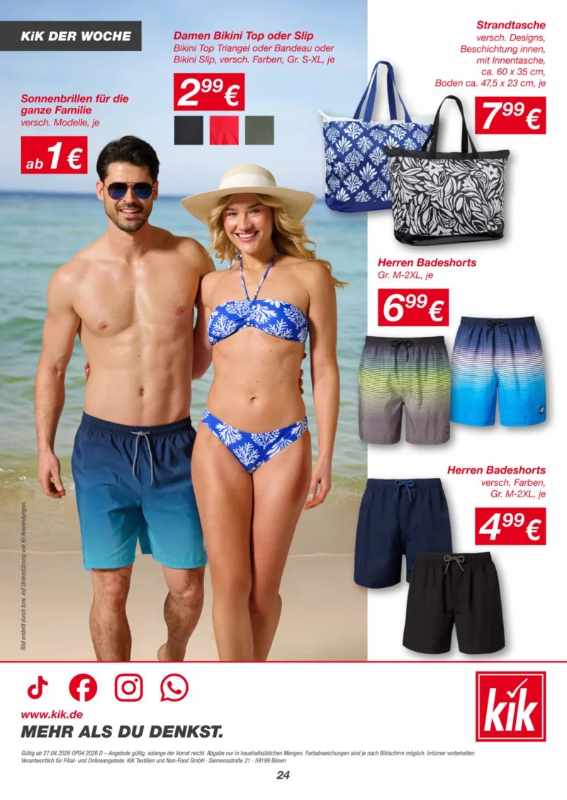 KiK Prospekt vom 27.04.2026, Seite 24