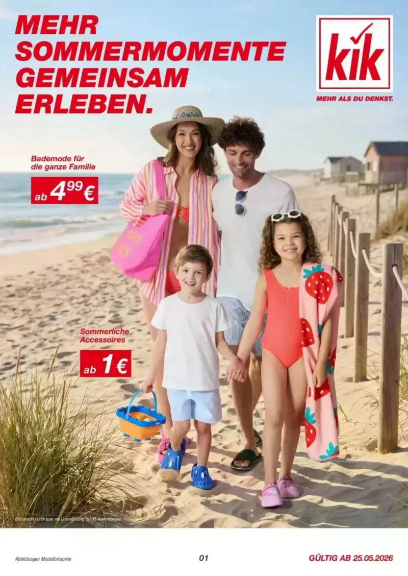 KiK Prospekt vom 25.05.2026, Seite 1
