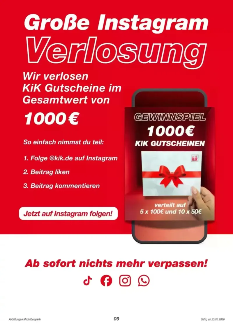 KiK Prospekt vom 25.05.2026, Seite 9