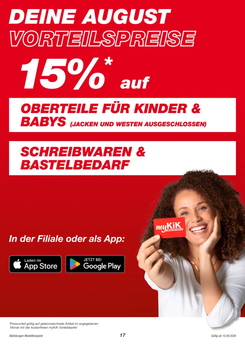 KiK Prospekt vom 10.08.2026, Seite 17