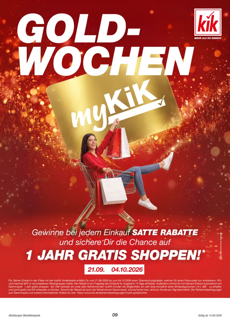 KiK Prospekt vom 14.09.2026, Seite 9