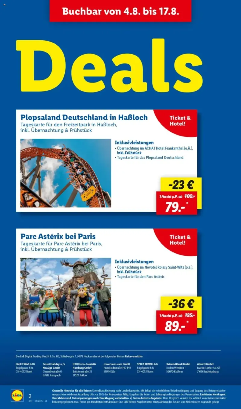 Lidl-Reisen Prospekt vom 01.08.2025, Seite 2